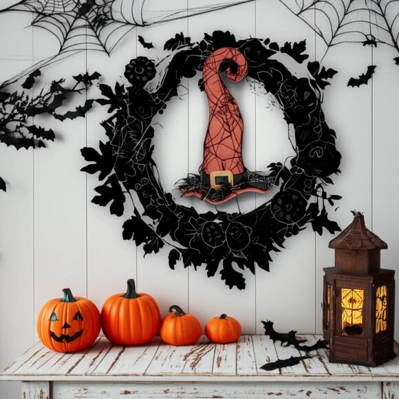 Large Halloween Orange Cake Halloween Decor Fall Decoration Holiday Gift - Picture 3 of 3